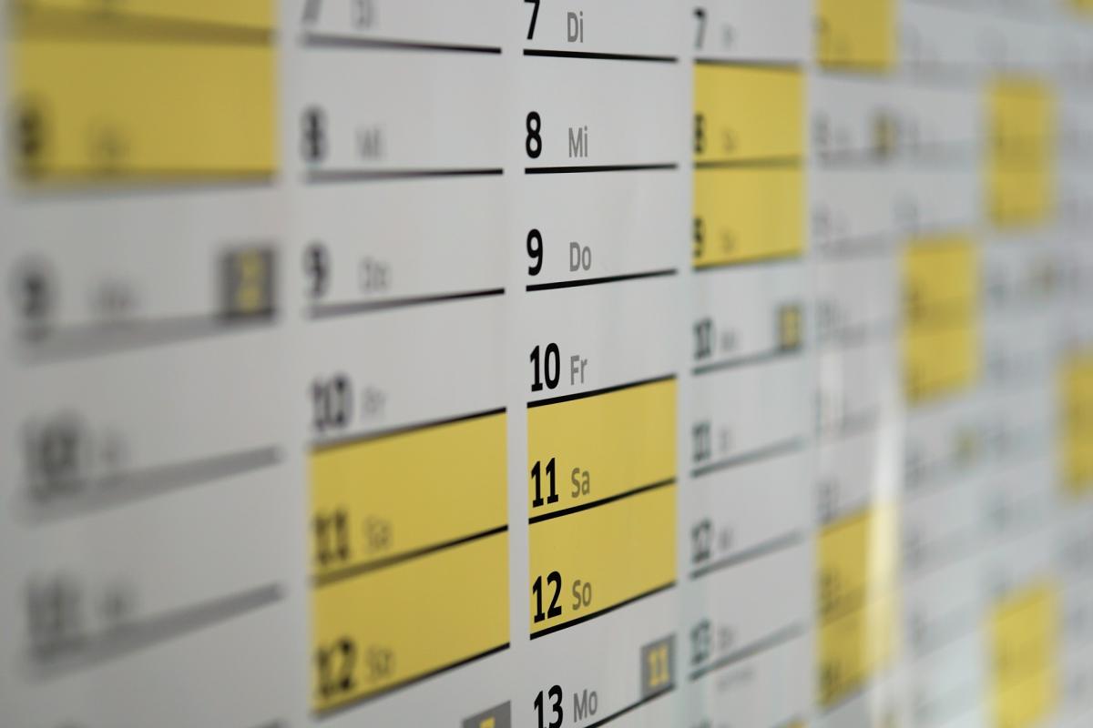 Kalender | Foto: Andreas Lischka auf Pixabay Kalender | Foto: Andreas Lischka auf Pixabay