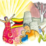 Weltgebetstag 2020 Simbabwe Bild „Rise! Take Your Mat and Walk” von Nonhlanhla Mathe  „Rise! Take Your Mat and Walk” von Nonhlanhla Mathe via www.weltgebetstag.de
