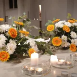 Kerzen auf dem Altar  (c) Kirchenkreis Naumburg-Zeitz, Ilka Ißermann