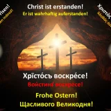 Ostergruß an Ukrainer und andere Christ*innen  Konfessionskundlichen Instituts Bensheim