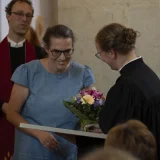 Feierliche Begrüßung von Pfarrerin Christiane Reschke in Freyburg  (c) Kirchenkreis Naumburg-Zeitz, Ilka Ißermann